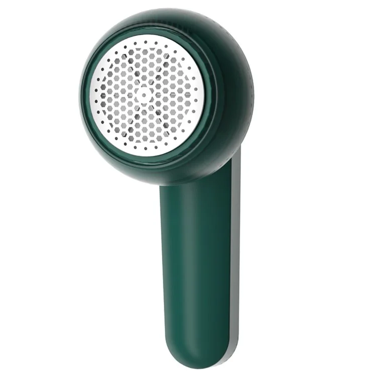Rechargeable Fabric Shaver Clothes Lint Remover Home Use Fuzz Pill Bobble Trimmer - Green