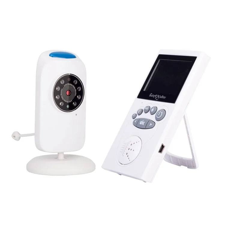 GB101 2,4-Zoll-LCD-Babymonitor mit Wireless-2-Wege-Gegensprechanlage und Sicherheitskamera - EU-Stecker