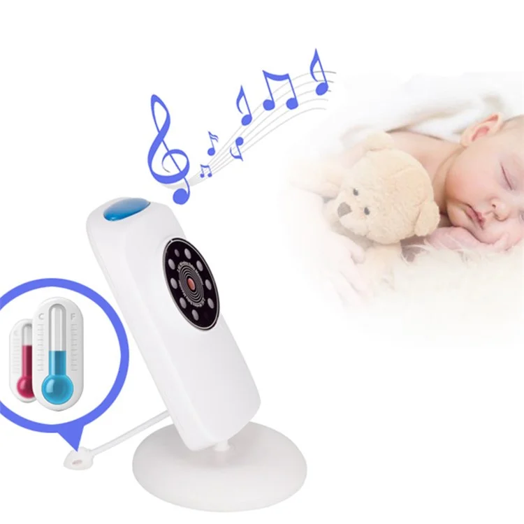 GB101 2,4-Zoll-LCD-Babymonitor mit Wireless-2-Wege-Gegensprechanlage und Sicherheitskamera - EU-Stecker