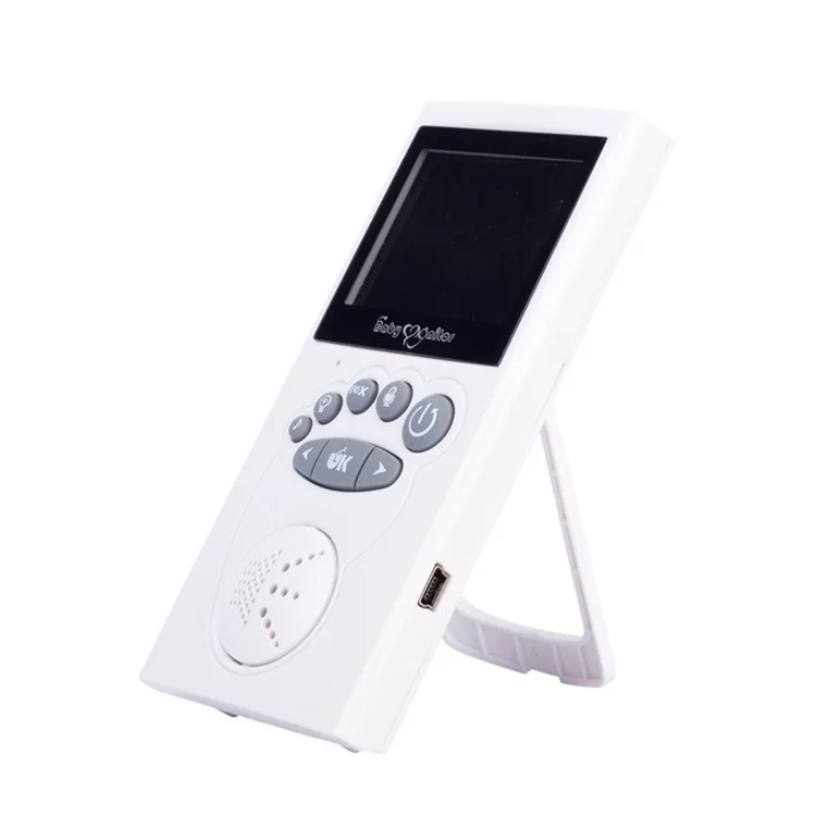 GB101 2,4-Zoll-LCD-Babymonitor mit Wireless-2-Wege-Gegensprechanlage und Sicherheitskamera - EU-Stecker