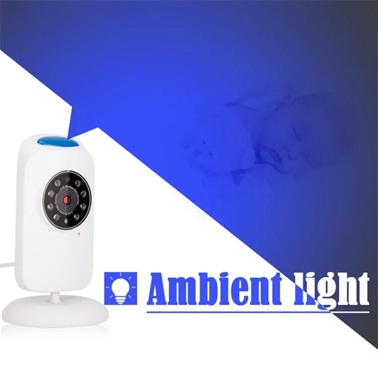 GB101 2,4-Zoll-LCD-Babymonitor mit Wireless-2-Wege-Gegensprechanlage und Sicherheitskamera - EU-Stecker