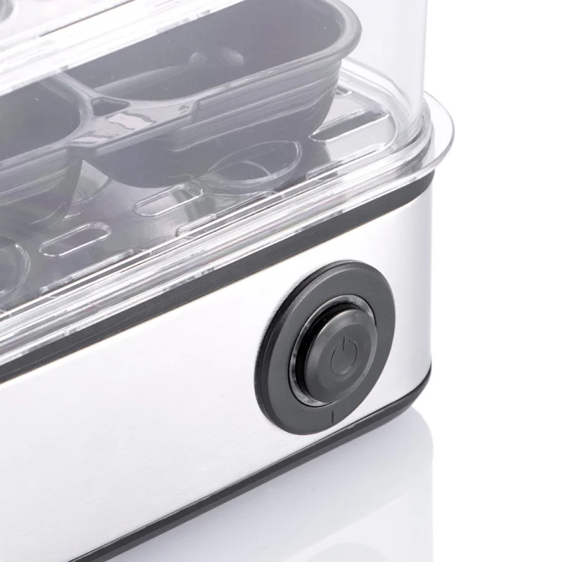 AKANE A.80073 Electric Egg Cooker Powerful 500W Heating 16 Eggs Dual Layer Steamer, EU Plug (BPA Free, No FDA)