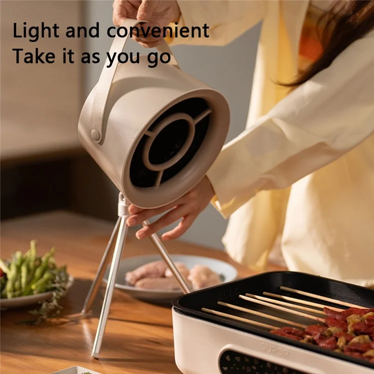Hotte de cuisine portable et extérieure Mini Range - Noir Gris