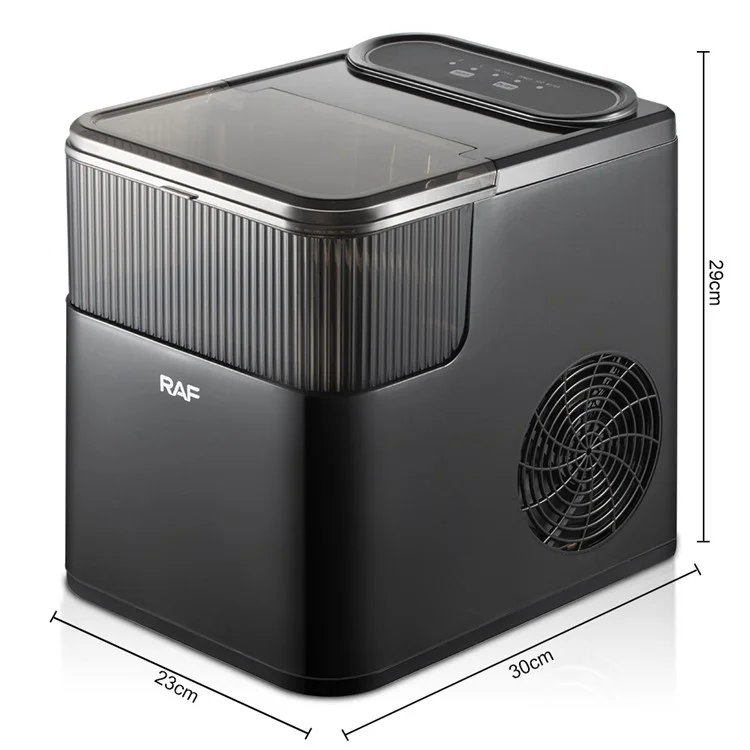 RAF R.3331 165W High Power Household Desktop Ice Maker Machine, EU Plug (BPA Free, No FDA)