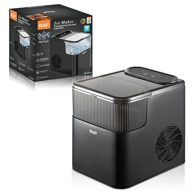 RAF R.3331 165W High Power Household Desktop Ice Maker Machine, EU Plug (BPA Free, No FDA)