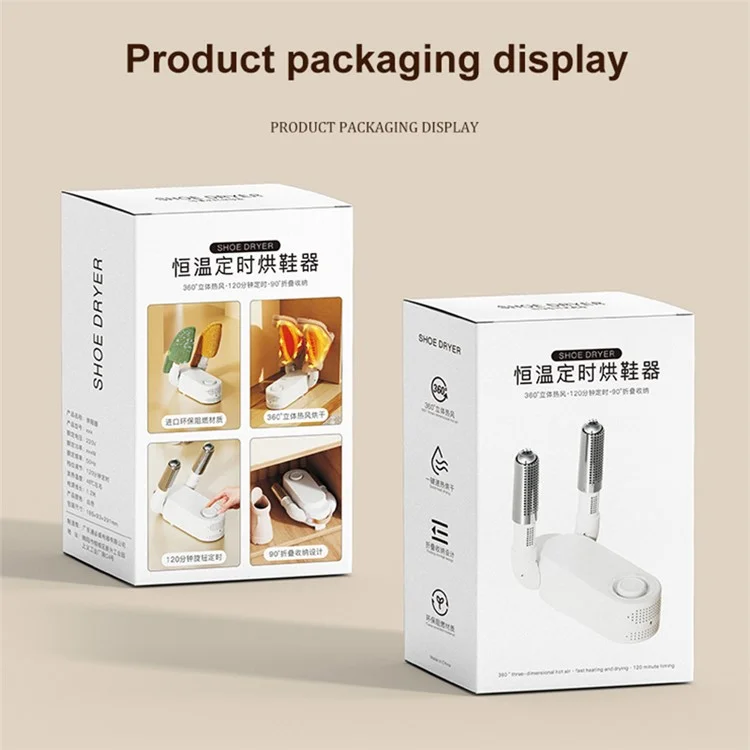 Essiccatore di scarpe intelligente ML-X1 con rastrelliera regolabile e guanti, con display LED