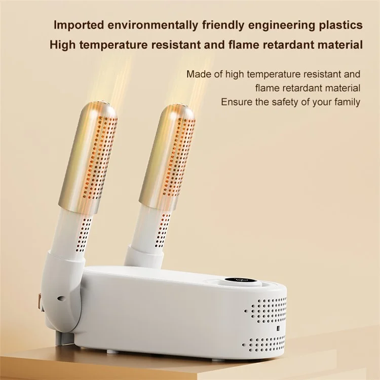 Essiccatore di scarpe intelligente ML-X1 con rastrelliera regolabile e guanti, con display LED