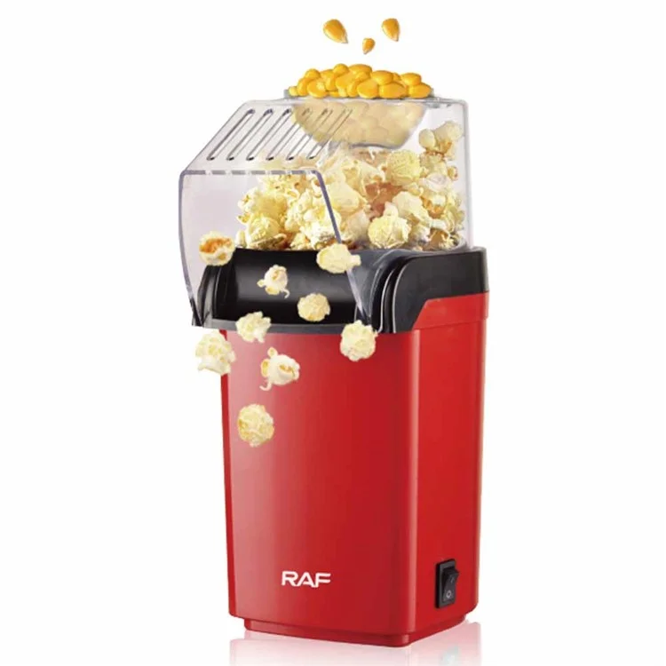 RAF R.9014 EU Adapter Fast Hot Air Popcorn Popper DIY Popcorn Maker with Measuring Cup (Kein FDA, BPA-frei)
