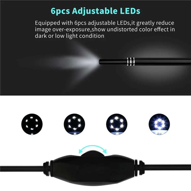 Type-C+USB+Micro USB Otoscope Ear Camera Ear Wax Removal Tool Earwax Visual Ear Scope