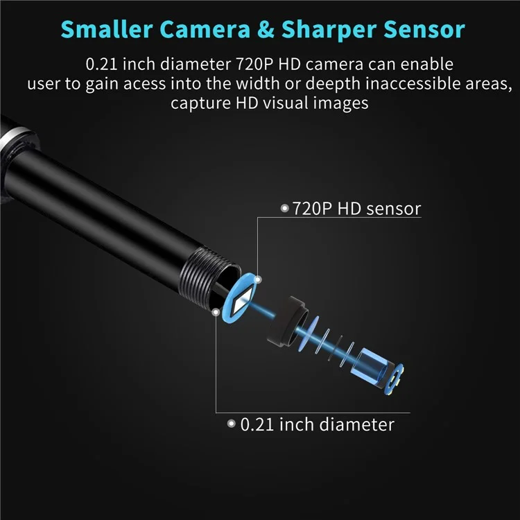 Type-C+USB+Micro USB Otoscope Ear Camera Ear Wax Removal Tool Earwax Visual Ear Scope