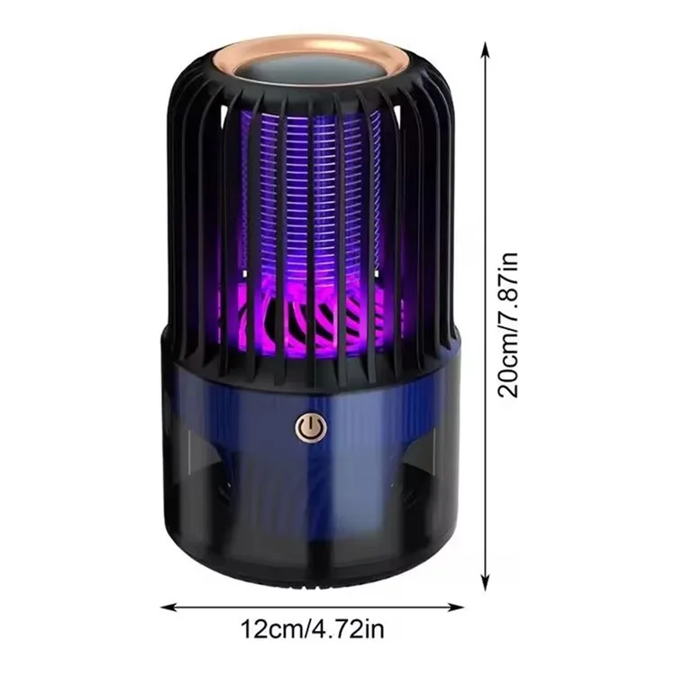 Электрическая ловушка для мух V15 Silent Electric Fly Catcher Gnat Trap USB перезаряжаемая мухобойка