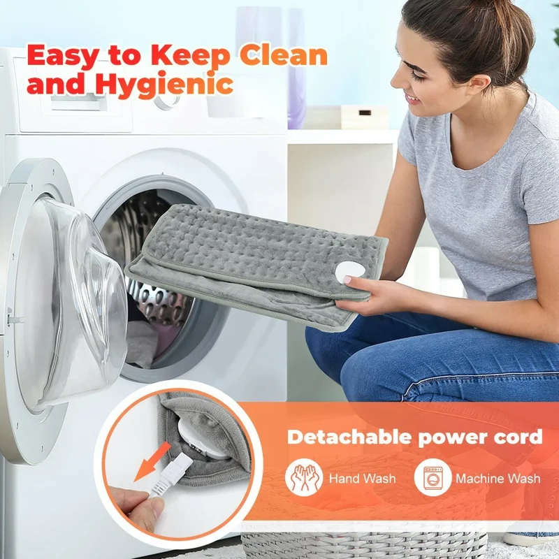 Winter Electric Feet Warmer 9 Gears Adjustable Foot Warming Mat Heating Pad with Timer - US Plug