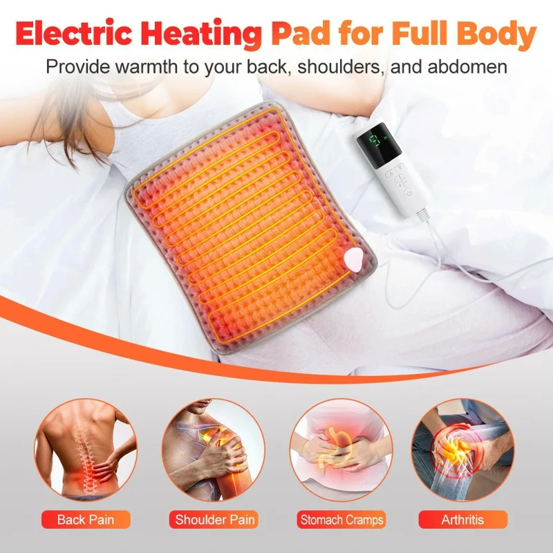 Winter Electric Feet Warmer 9 Gears Adjustable Foot Warming Mat Heating Pad with Timer - US Plug