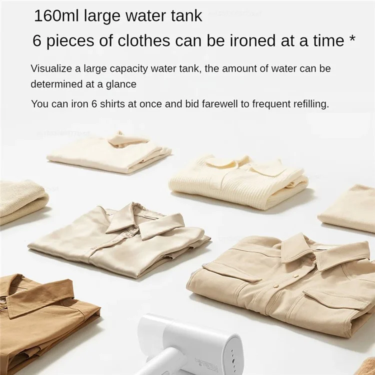 XIAOMI MIJIA MJGTJ02LF 1300W Vaporiera Portatile per Indumenti, Spina Standard CN