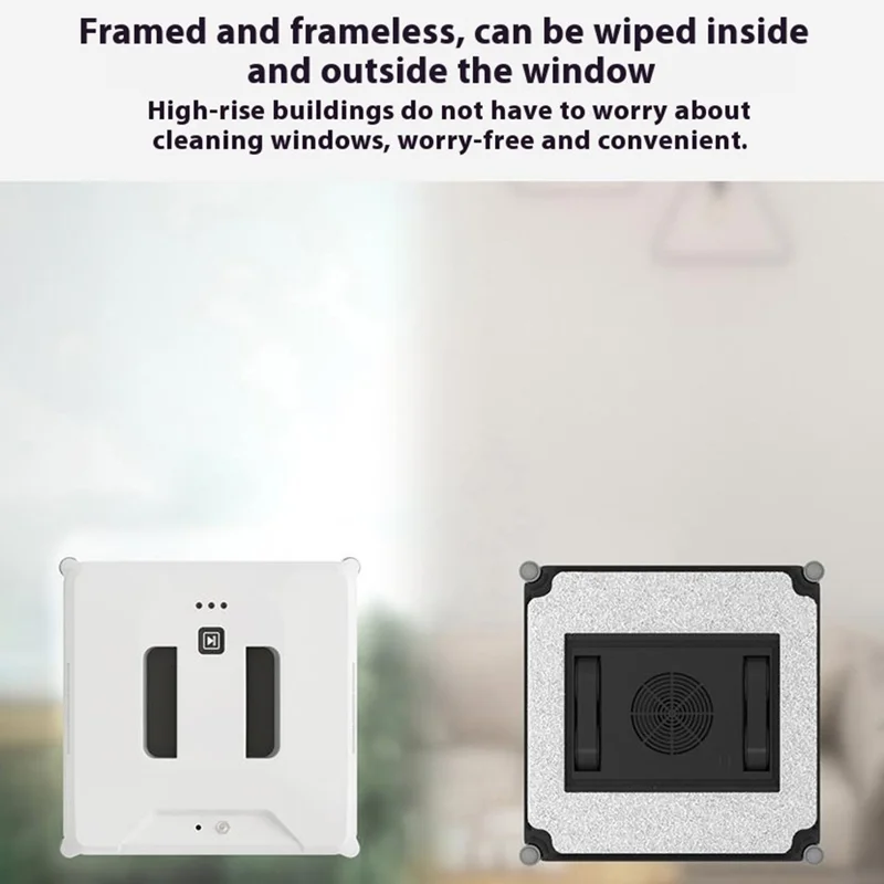 T38 Ultra-Thin Window Cleaning Robot Electric Household Remote Control Fully Automatic Glass Window Cleaner, EU Plug