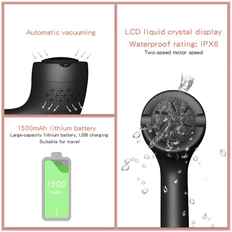 Electric Foot Callus Remover Digital Display Pedicure Device Exfoliating Foot Care Tool