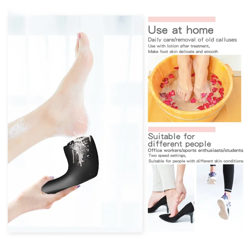 Electric Foot Callus Remover Digital Display Pedicure Device Exfoliating Foot Care Tool