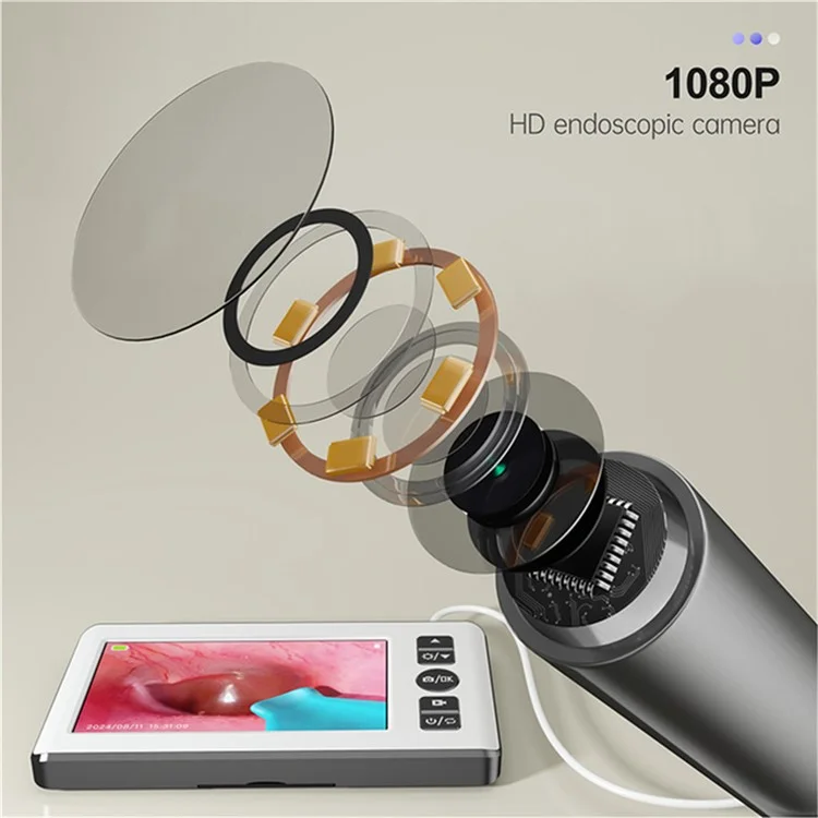 N18 HD Visual Ear Cleaning Endoscope Professional 4.3 Inch Screen Otoscope Ear Wax Removal Tool