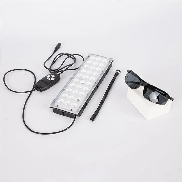 Einzelkopf-Infrarot-Physiotherapie-90-LED-Rotlichttherapie-Lampe mit verstellbarem Dreibeinstativ (EU-Stecker)