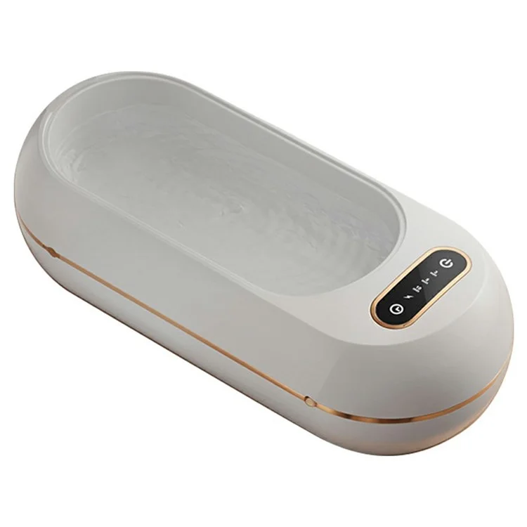 w100 3 Modes Eyeglasses Ultrasonic Cleaner with UV Sterilization for Automatic Mini Cleaning Box - White