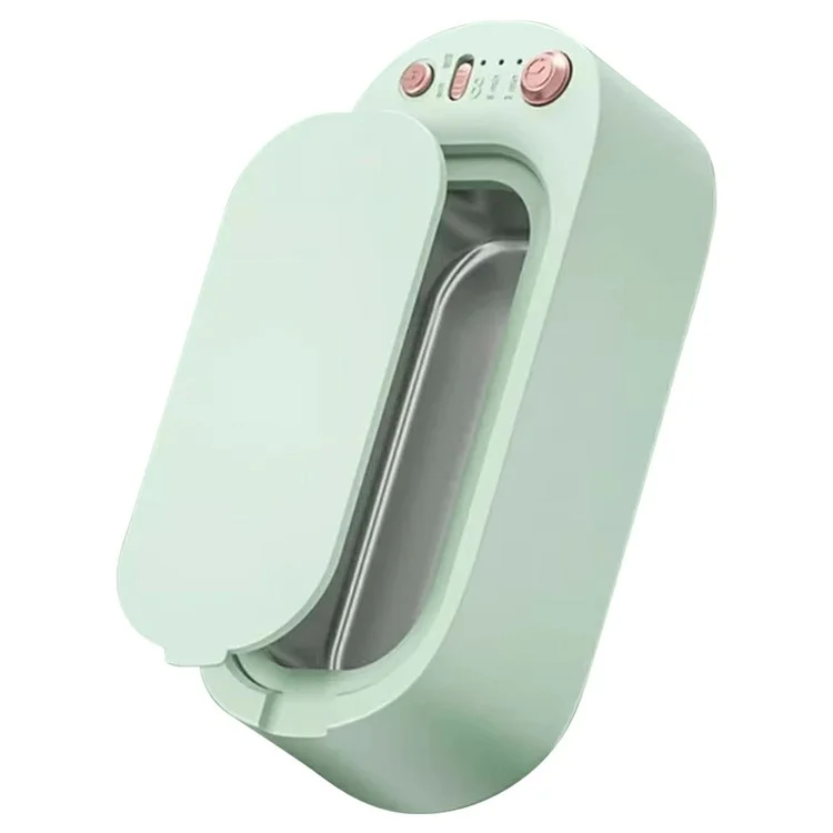 Limpiador Ultrasónico Portátil de Gafas s900 Multiusos para Joyas y Prótesis Dentales - Verde