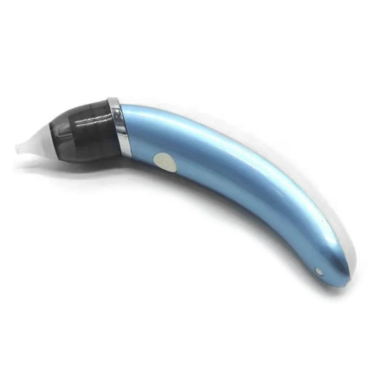 Baby Nasal Aspirator Electric Nose Cleaner for Newborns Infants Vacuum Suction Nose Cleaning Device - Blue