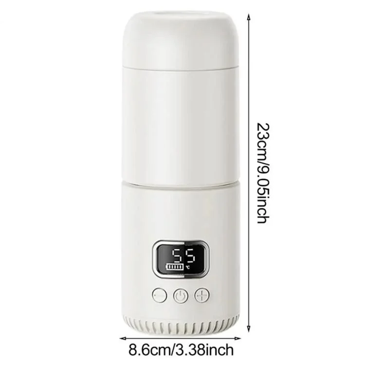 WXX-CT01 Portable Wireless Temperature Control Kettle 10000mAh Milk Warmer Travel Bottle for Baby Formula Preparation