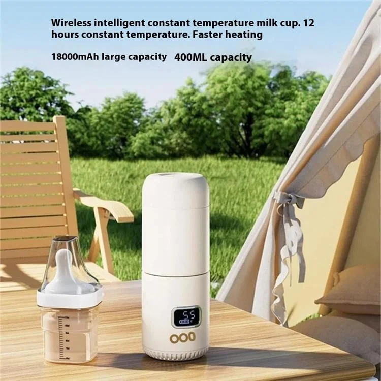 WXX-CT01 Kabelloser tragbarer Thermoskanne 18000mAh Intelligenter Milchaufwärmer Babynahrungsmixer