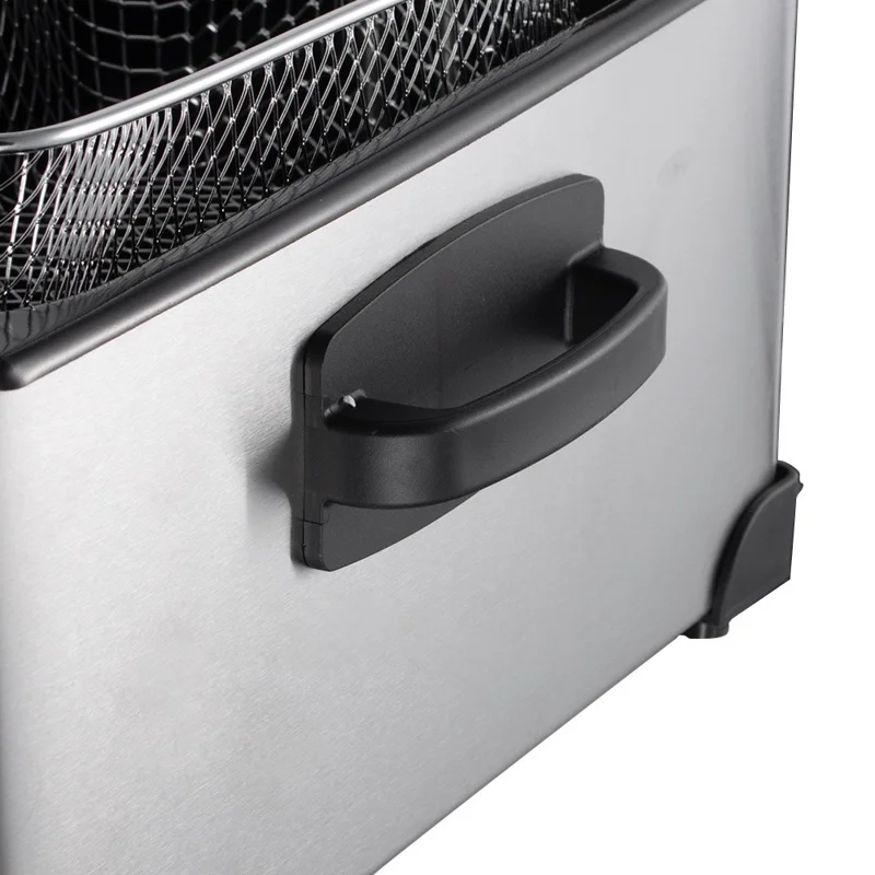 Friteuse électrique pour usage domestique et commercial - Beignets, frites, ailes de poulet (Sans BPA, Conforme aux normes) - Prise EU