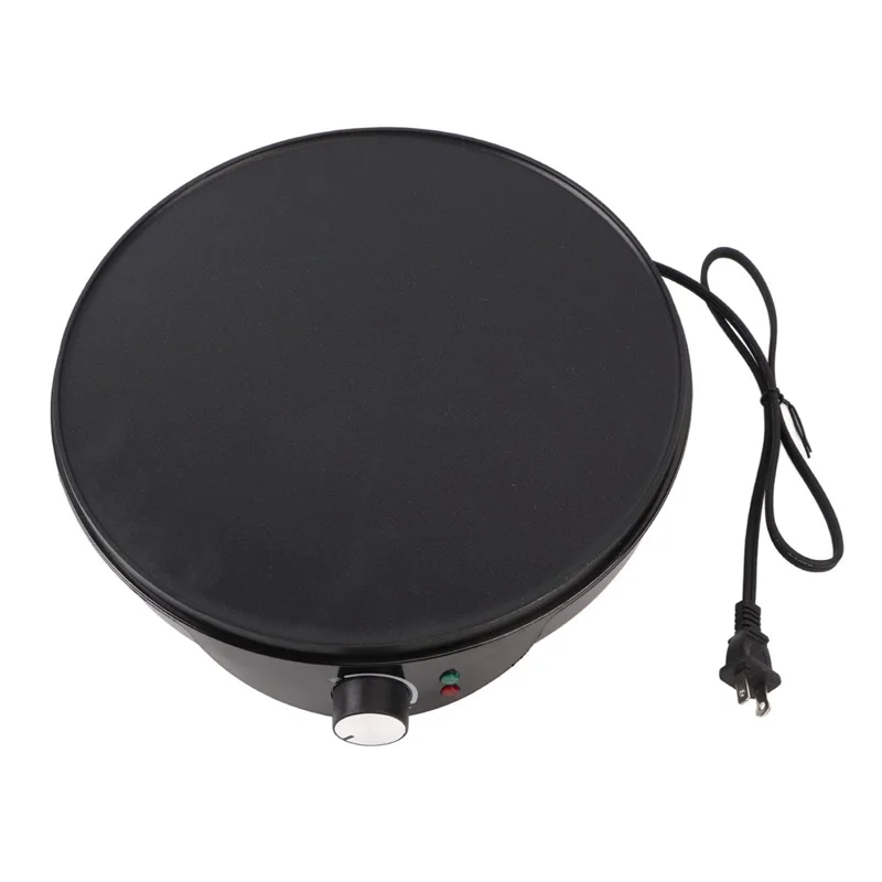 12 Inch Kitchen Electric Crepe Making Machine 220-240V Non Stick Pancake Griddle, EU Plug (BPA Free, No FDA)