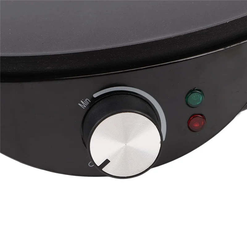 12 Inch Kitchen Electric Crepe Making Machine 220-240V Non Stick Pancake Griddle, EU Plug (BPA Free, No FDA)