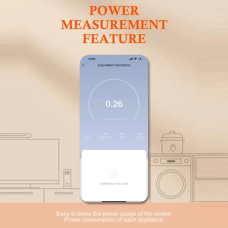 LDNIO SEW1058 4000W Tomada Inteligente WiFi 16A Tomada de Parede com Controlo Remoto e Luz LED - Branco