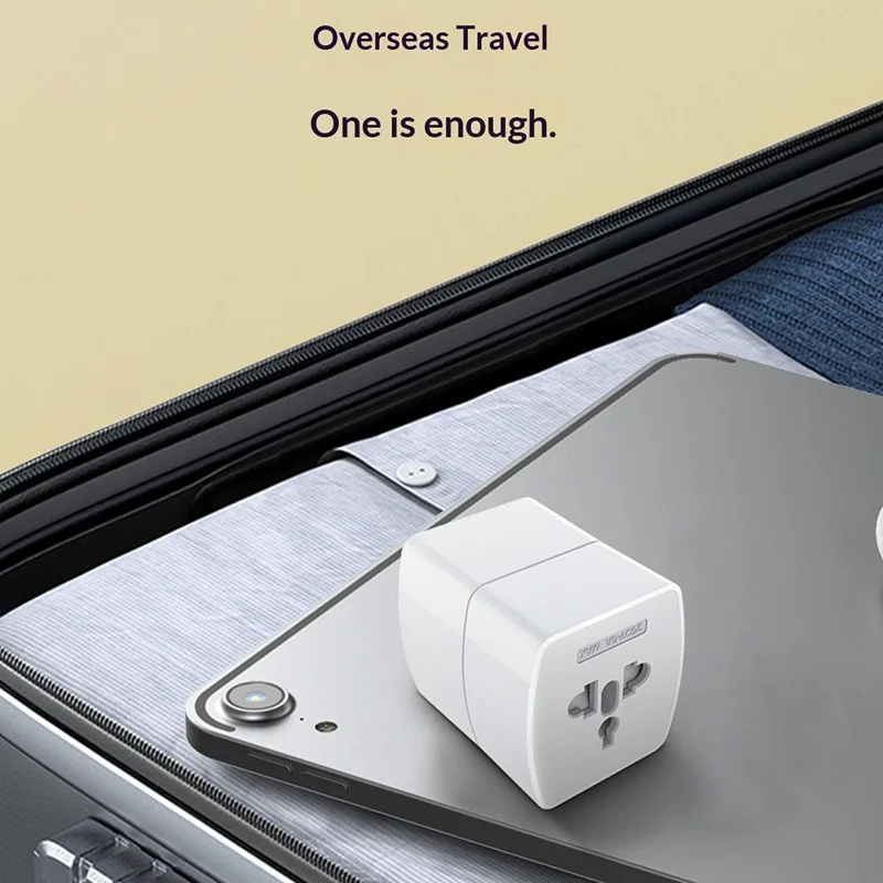 LDNIO Z4 Universal Travel Adapter 6A 250V 1500W Socket Adapter with Child Safety Gate - White