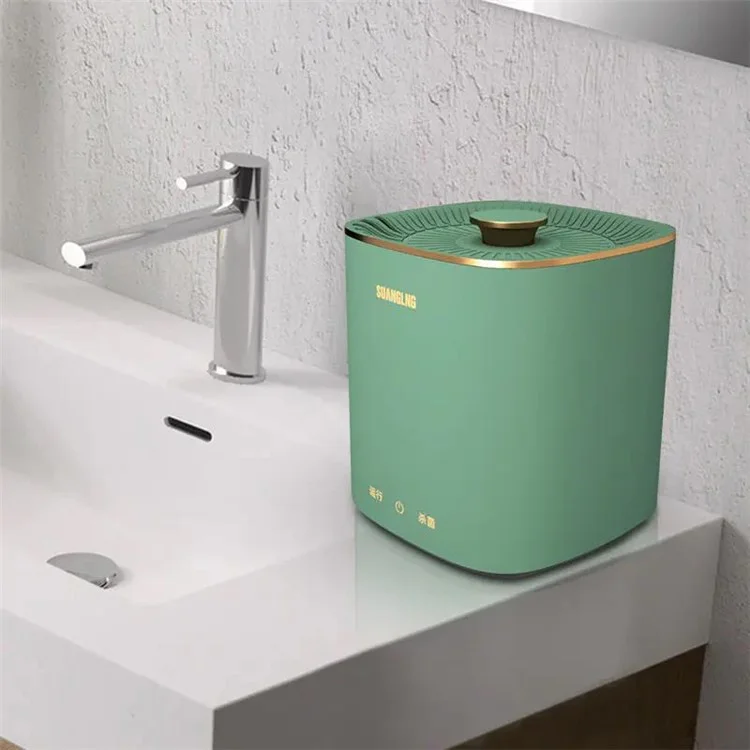 B18 Mini Lavadora Portátil Lavandería Dormitorio Automático Para Lavar La Máquina De Esterilización De Luz De Lavado De Lavado Para Lavar La Máquina De Calcetines - Verde