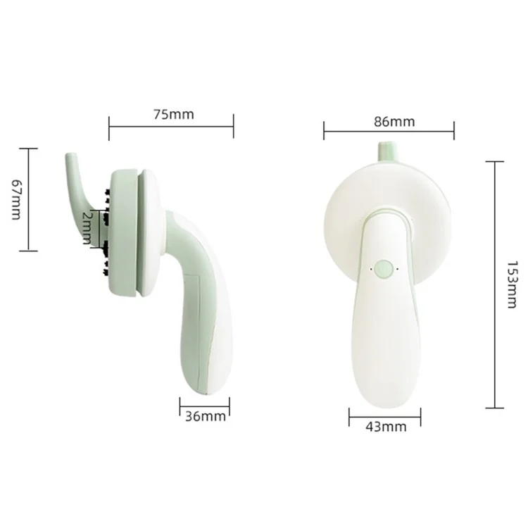 C500 1200mAh Mini USB Charging Handheld Desktop Vacuum Cleaner Portable Dust Collector Cleaning Tool - Blue