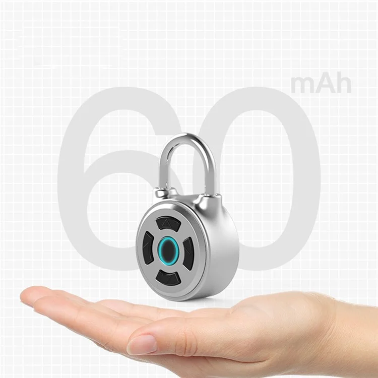 BOZZYS PL-M1L Fingerprint Padlock Bluetooth Lock USB Rechargeable IP65 Waterproof Electronic Lock