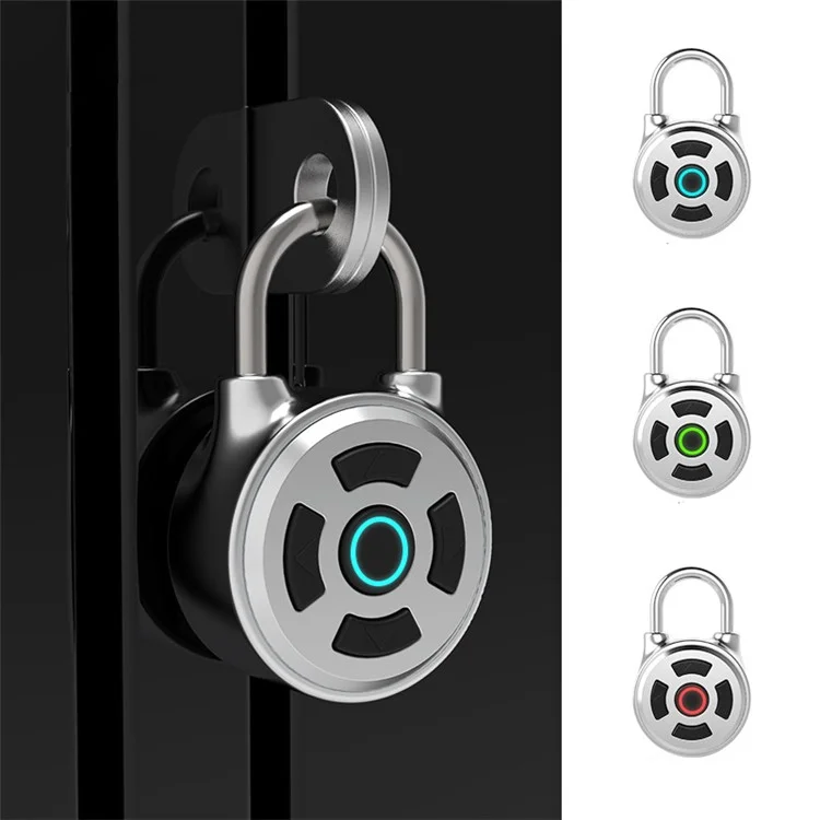 BOZZYS PL-M1L Fingerprint Padlock Bluetooth-compatible Lock USB Rechargeable IP65 Waterproof Electronic Lock