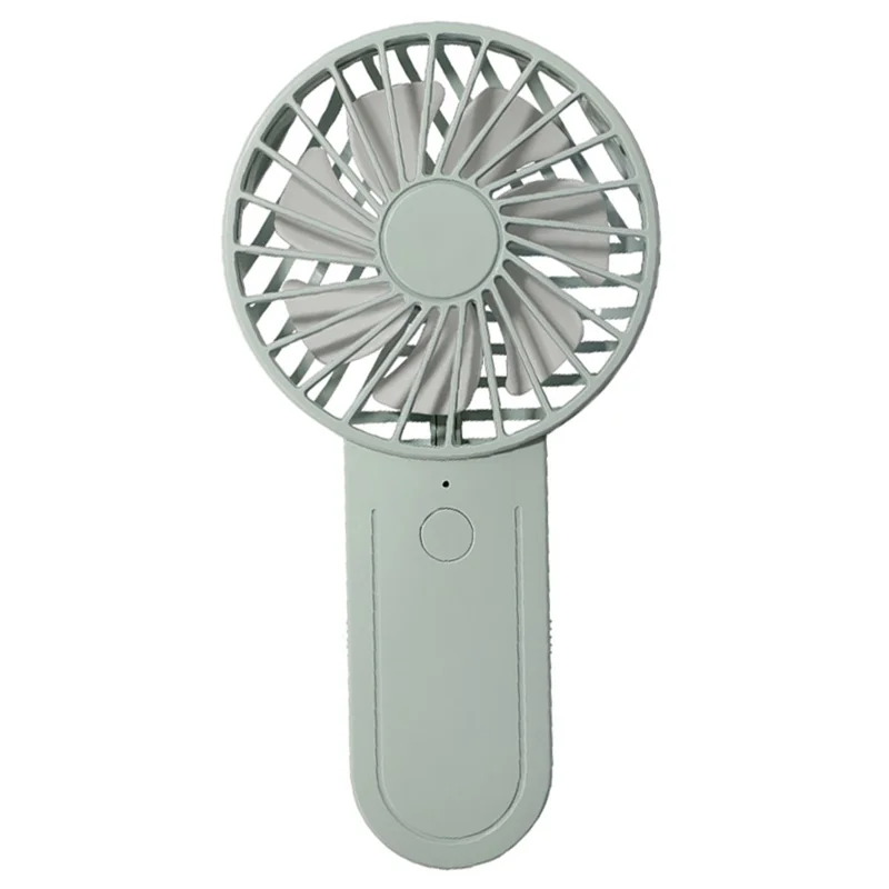 Y7 Mini USB Rechargeable Hand-held Desktop Fan Summer 3-Speed Cooling Fan with Telescopic Hook - Green
