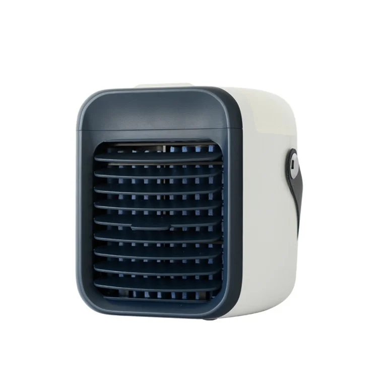 WT-F26 Portable 300ml Capacité Grande Refroidisseur D'air De Bureau Ventilateur Refroidissement Rapide Brouillard Créateur Ventilateur Combinaisons Top Remplissage Humidificateur Pour Maison/Bureau/Chambre, Batterie Intégrée 2000mAh - Bleu