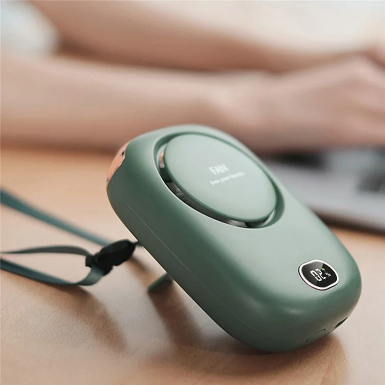 DQ-203 Portable Fan 3 Wind Speeds Adjustable Cooling Fan Desktop Electric Fan - Green