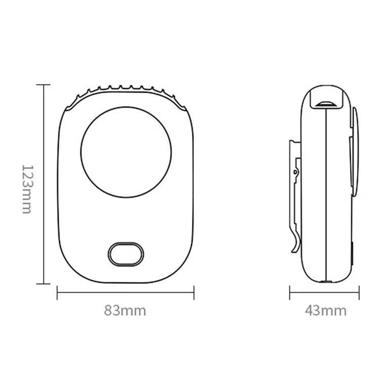 DQ-203 Portable Fan 3 Wind Speeds Adjustable Cooling Fan Desktop Electric Fan - Green