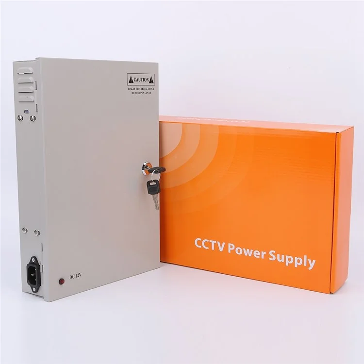 SOMPOM 12V 20A DC Disturtem Netzleitungsbox 18 Kanal CCTV -stromversorgungsbox Für Überwachungskamera -system -dvrs -ip -kameras CCTV -kameras