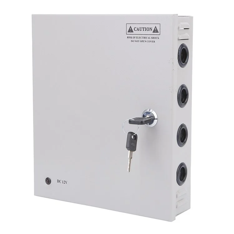 Sompom CCTV Alimentatore Canale 9CH Box Box 12V 10A Output di Alimentazione Distribuita