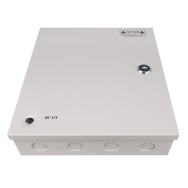 Sompom CCTV Alimentatore Canale 9CH Box Box 12V 10A Output di Alimentazione Distribuita