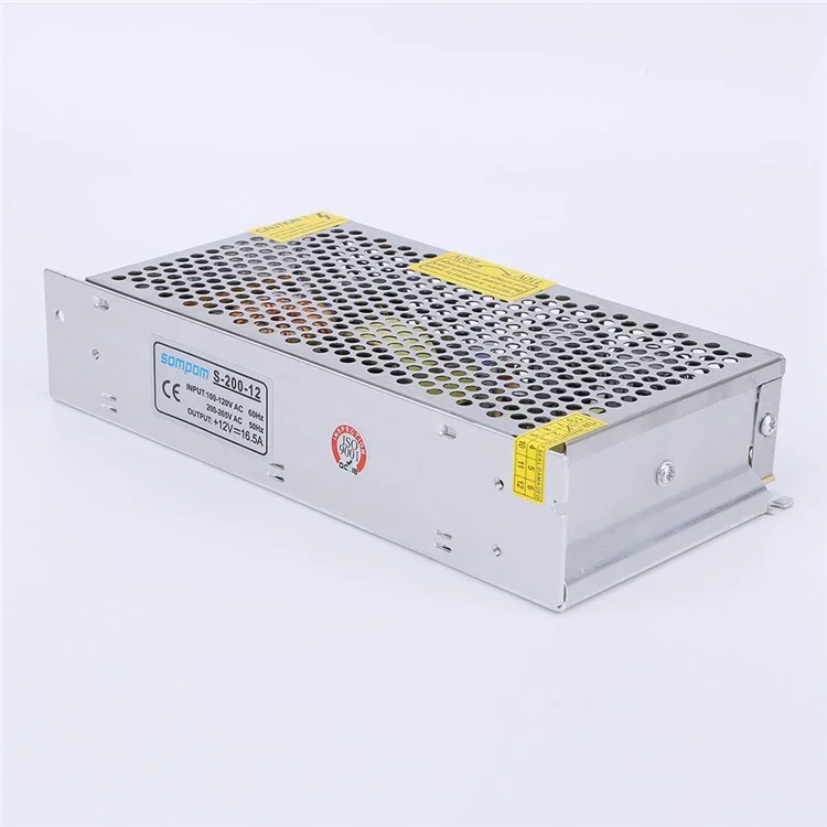 SOMPOM S-200-12 12V 16,5a 200W Power Switch LED Strip Treiber Stromversorgungsspannungstransformator