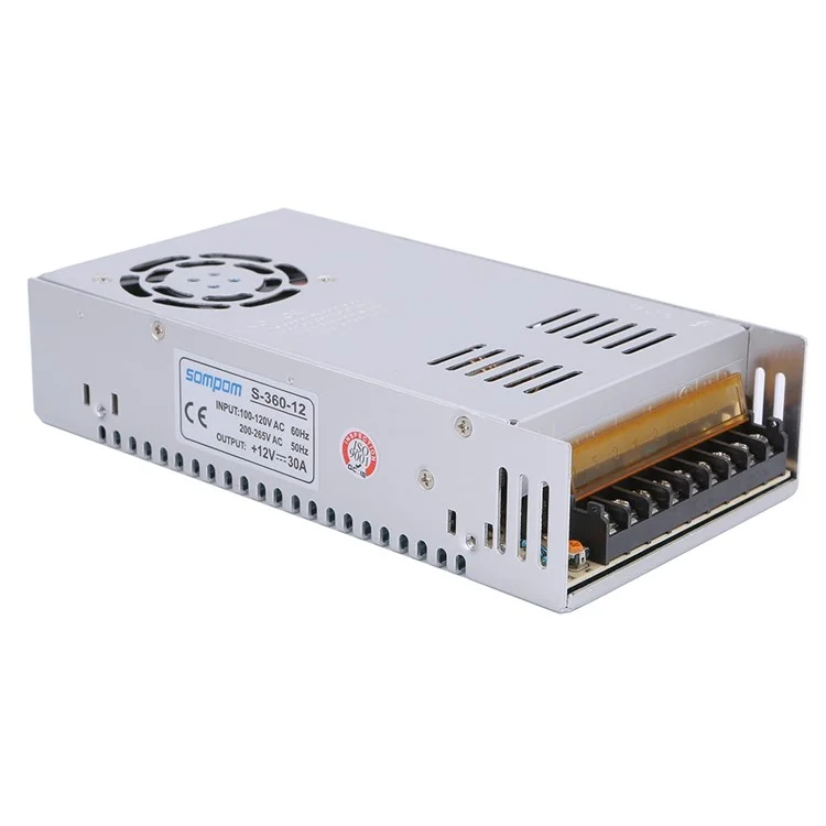 SOMPOM S-360-12 12V 30A 360 вт Напряжения Трансформатор Переключатель Питания