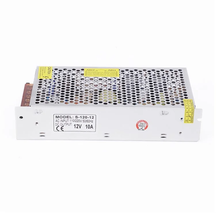 SOMPOM S-120-12 12V 10A 120W LED Strip Driver Power Supply Voltage Transformer Power Switch