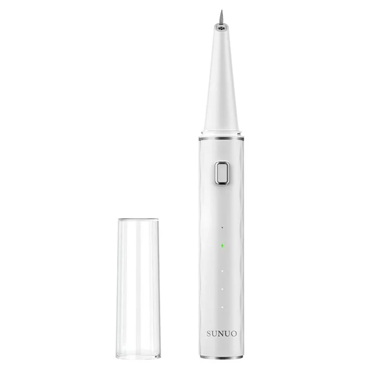 Xiaomiyoupin Sunuo T12 Pro Visual Smart Visual 5MP Escalador de Dentes de Dentes Scaler Ultrassônico Scaler Oral Manchas de Dentes Removedores de Dentes Portáteis Dispositivo de Clareamento Com 3 Modos - Branco