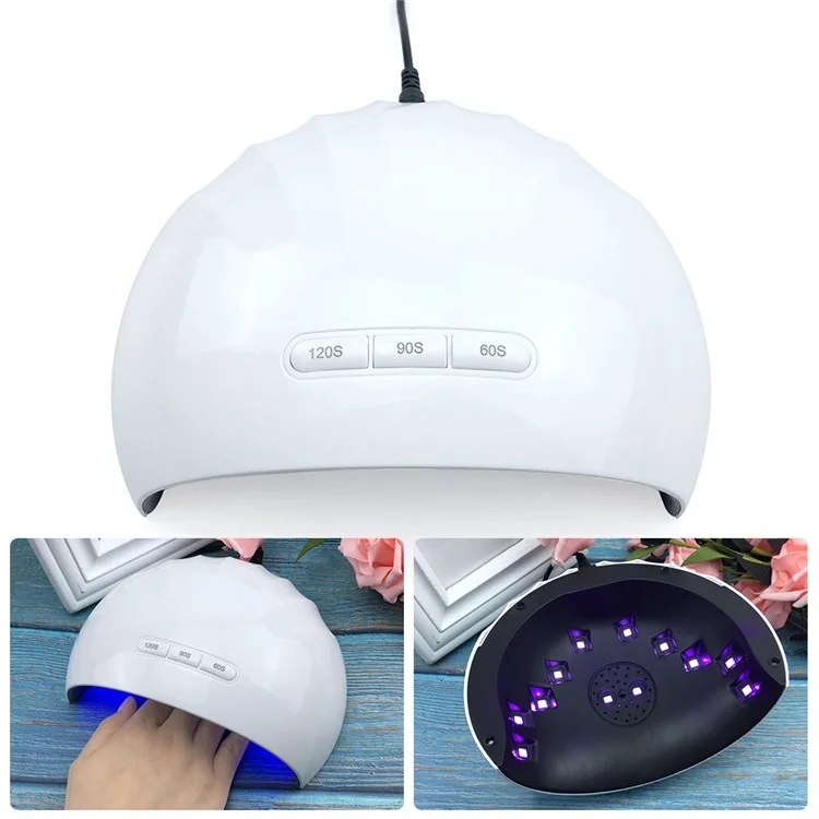 Z6 36W LED LED LED Light Portable Portable Curo Curado Curación Reta de Uñas Luz de Esmalte de Gel