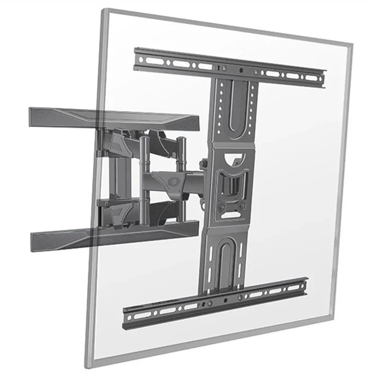 NORTH BAYOU P6 TV Wall Mount 45-75 Inch Full Motion LED LCD Screen Mount Max VESA 600x400mm, 45.5kg Bearing Weight